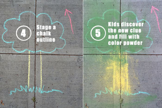 Illustration for article titled Color Powder Scavenger Hunt And Backyard Color War
